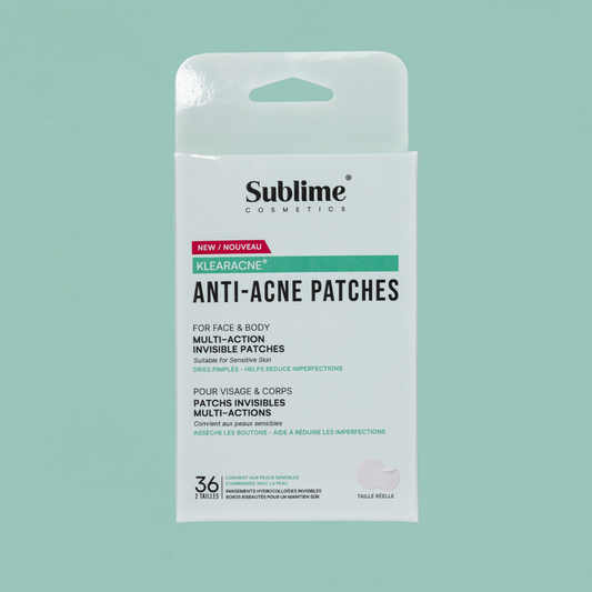 Patchs Anti-Acne - 36 unités en 2 Tailles - Technologie hydrocolloïde