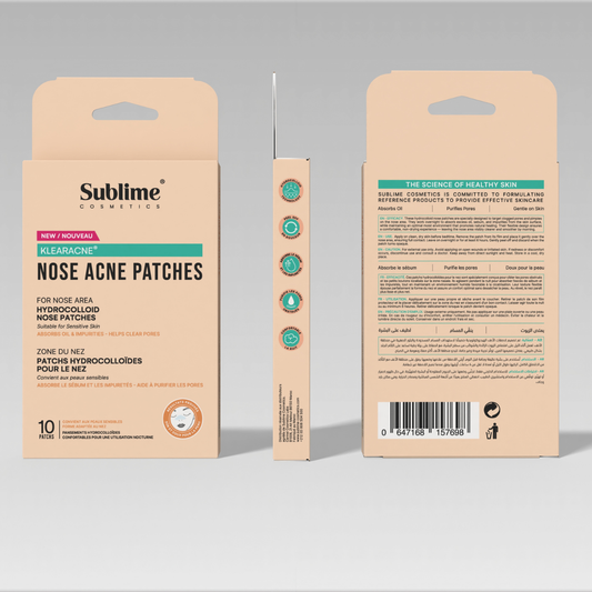 Nose Acne Patches – Technologie Hydrocolloïde